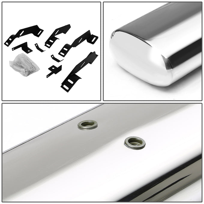 D-Motoring - Running Boards - 6 in. - Oval - Chevy C1500 / C2500 / C3500 / K1500 / K2500 / K3500 - 3