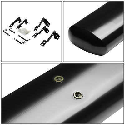 D-Motoring - Running Boards - 6 in. - Black - Oval - GMC Sierra Extended Cab / Chevy Silverado Extended Cab - 3