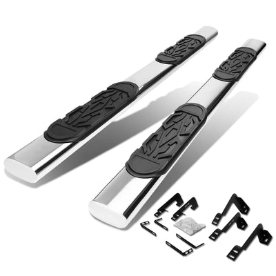 D-Motoring - Running Boards - 6 in. - Oval - 01-16 Chevy Silverado Crew Cab - 1