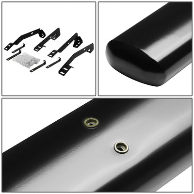 D-Motoring - Running Boards - 6 in. - Black - Oval - Dodge RAM 1500 / 2500 / 3500 Extended Quad Cab - 3