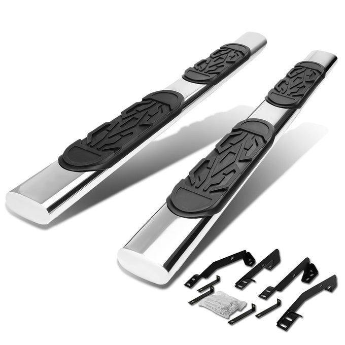 D-Motoring - Running Boards - 6 in. - Oval - Dodge RAM 1500 / 2500 / 3500 Extended Quad Cab - 1