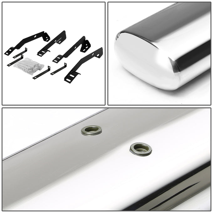D-Motoring - Running Boards - 6 in. - Oval - Dodge RAM 1500 / 2500 / 3500 Extended Quad Cab - 3