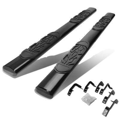 D-Motoring - Running Boards - 6 in. - Oval - Dodge RAM 1500 / 2500 / 3500 Extended Quad Cab 4-Door - 1