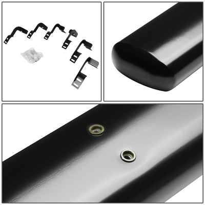 D-Motoring - Running Boards - 6 in. - Black - Oval - Dodge RAM 1500 / 2500 / 3500 Crew Cab 4-Door - 3
