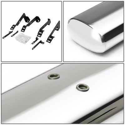 D-Motoring - Running Boards - 6 in. - Oval - Dodge RAM 1500 / 2500 / 3500 Crew Cab (Quad) - 3