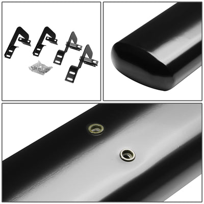 D-Motoring - Running Boards - 6 in. - Black - Oval - 01-03 Ford F-150 Crew Cab (Super Crew) - 3