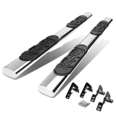D-Motoring - Running Boards - 6 in. - Oval - 01-03 Ford F-150 Crew Cab (Super Crew) - 1