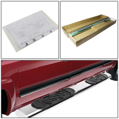 D-Motoring - Running Boards - 6 in. - Oval - 01-03 Ford F-150 Crew Cab (Super Crew) - 4