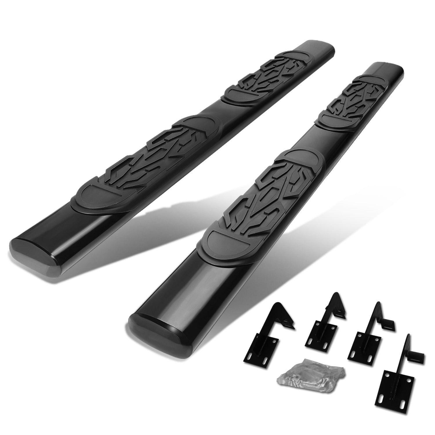 D-Motoring - Running Boards - 6 in. - Oval - Ford F-250 / F-350 Super Duty Extended Cab (Super) - 1