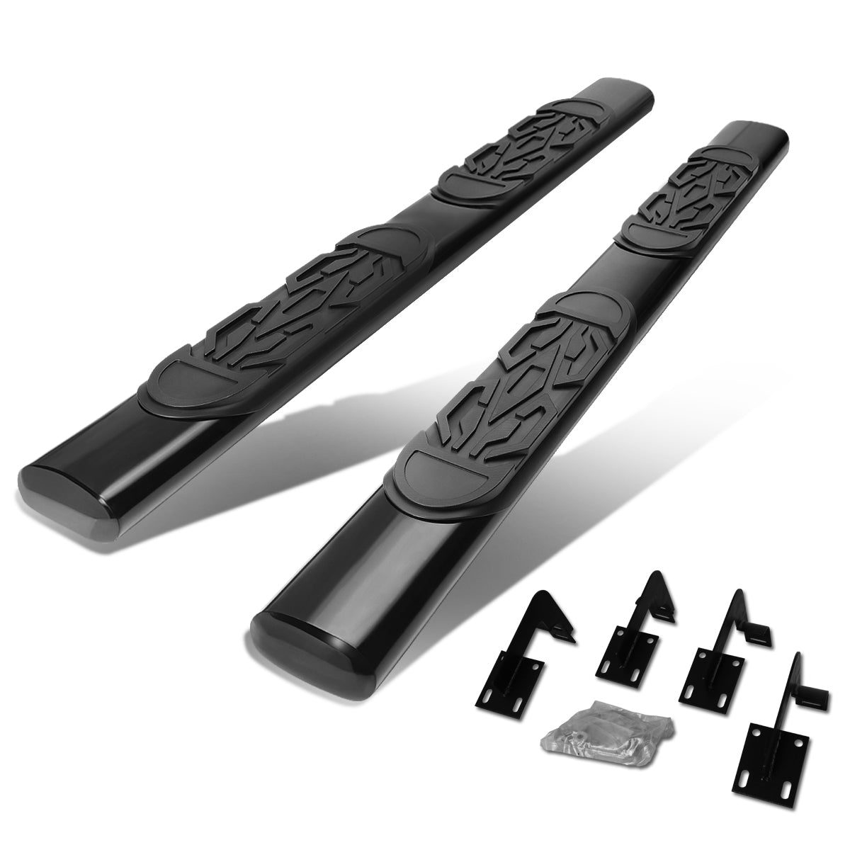 D-Motoring - Running Boards - 6 in. - Oval - Ford F-250 / F-350 Super Duty Extended Cab (Super) - 1