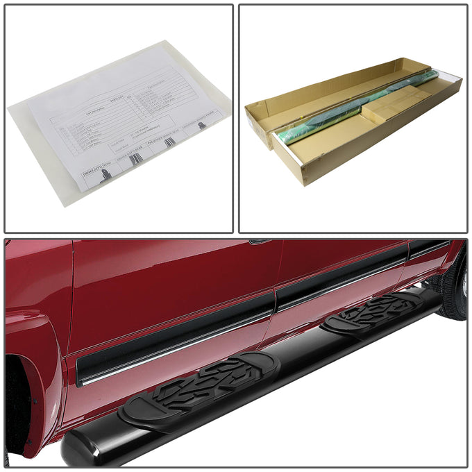 D-Motoring - Running Boards - 6 in. - Oval - Ford F-250 / F-350 Super Duty Extended Cab (Super) - 4