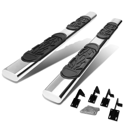 D-Motoring - Running Boards - 6 in. - Oval - Ford F-250 / F-350 / F-450 / F-550 SD Extended Cab - 1