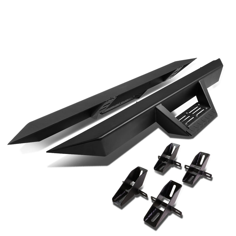 D-Motoring - Running Boards+Downpipe Step Pad - 3 in. - 07-16 Jeep Wrangler 2-Dr - 1
