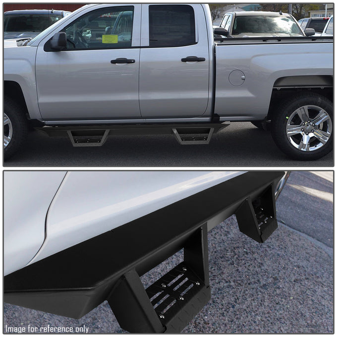 D-Motoring - Running Boards+Downpipe Step Pad - 3 in. - 05-17 Toyota Tacoma Extended (Access) Cab - 5