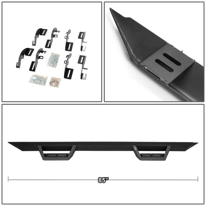 D-Motoring - 15-18 Chevy Colorado Canyon Running Boards - Side Step - Aluminum - 5