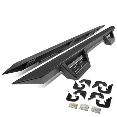 D-Motoring - 07-18 Chevy Silverado GMC Sierra Crew Running Boards - Side Step - Aluminum - 1