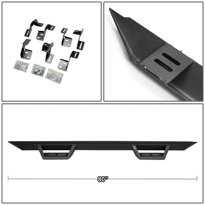 D-Motoring - 09-18 Dodge Ram 1500 Running Boards - Side Step - Aluminum - 5