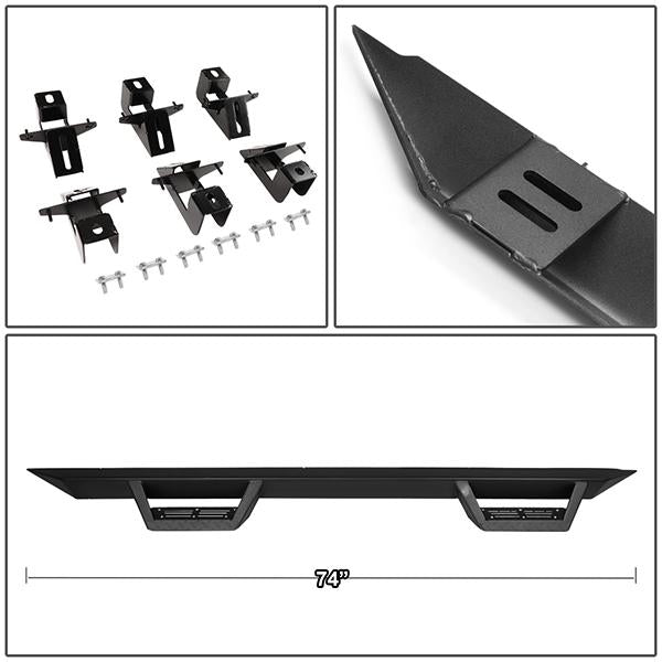 18-19 Jeep Wrangler Unlimited Running Boards - 3 in.  - Pair - STEPB-G222-023 - 5