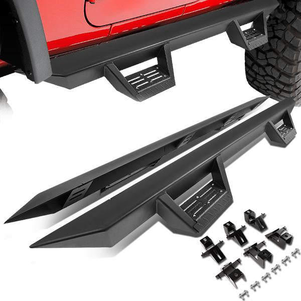 18-19 Jeep Wrangler Unlimited Running Boards - 3 in.  - Pair - STEPB-G222-023 - 1