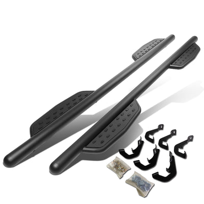 D-Motoring - Running Boards - 3 in. - Matte - Chevy Silverado 1500 / 2500HD / 3500HD Crew Cab / GMC Sierra 1500 / 2500HD / 3500HD Crew Cab - 1