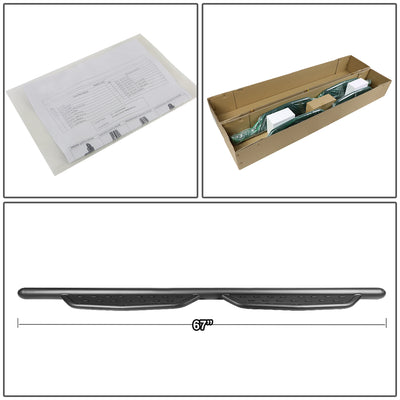 D-Motoring - Running Boards - 3 in. - Ford F-250 / F-350 SD Extended Cab - 4
