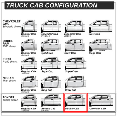 D-Motoring - Running Boards - 3 in. - 07-17 Toyota Tundra Double Cab - 6