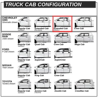 D-Motoring - Running Boards - 5.5 in. - Chevy Colorado Extended Cab / GMC Canyon Extended Cab - 5