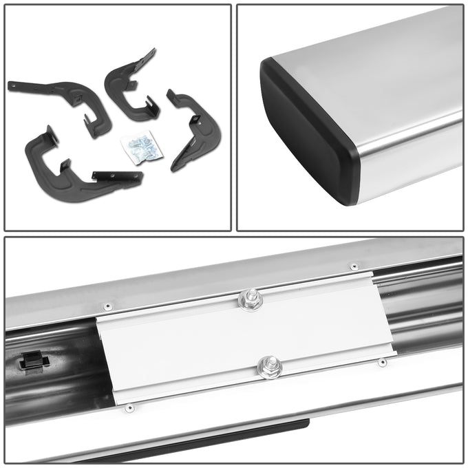 D-Motoring - Running Boards - 6 in. - Chevy Silverado 1500 / 2500HD / 3500HD Standard Cab / GMC Sierra 1500 Standard Cab - 3