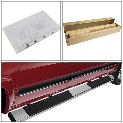99-18 Silverado Sierra Extended Cab Running Boards Side Step Nerf Bars - Stainless Steel - STEPB-ZTL-8057-SS - 5