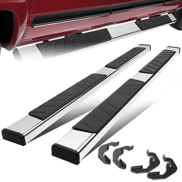 99-18 Silverado Sierra Extended Cab Running Boards Side Step Nerf Bars - Stainless Steel - STEPB-ZTL-8057-SS - 1