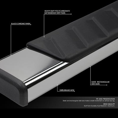 99-19 Silverado Sierra Extended Cab 5 in.  Running Boards Side Step Nerf Bars - Stainless Steel - STEPB-ZTL-8057-ST - 2