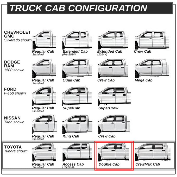 D-Motoring - 07-18 Toyota Tundra Double Cab (Crew) Running Boards - Side Step - 6 in. - Stainless Steel - 6