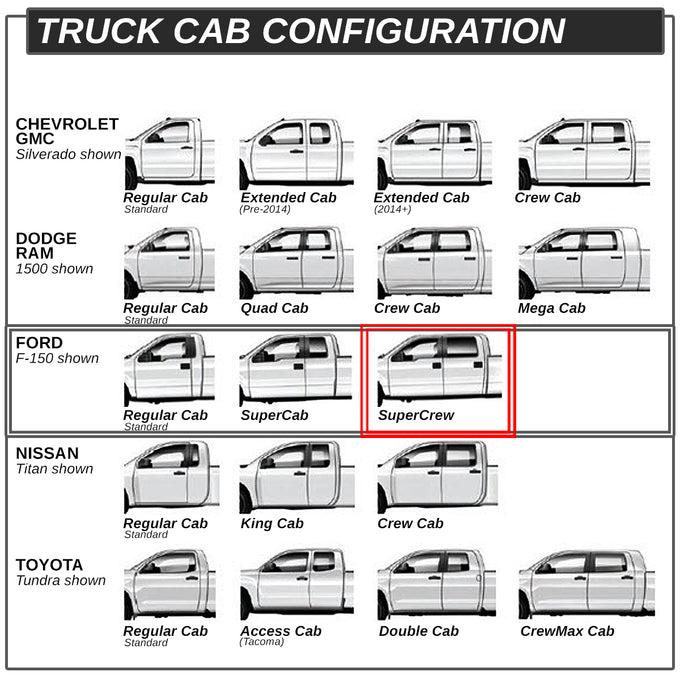 D-Motoring - 99-16 Ford F-250, F-350, F-450, F-550 Super Duty SuperCrew Cab (Crew) Running Boards - Side Step - 6 in. - Stainless Steel - 6