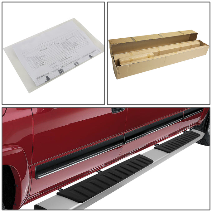 D-Motoring - 09-18 Dodge Ram 1500 2500 3500 Crew Cab Running Boards - Side Step - 6 in. - Stainless Steel - 5