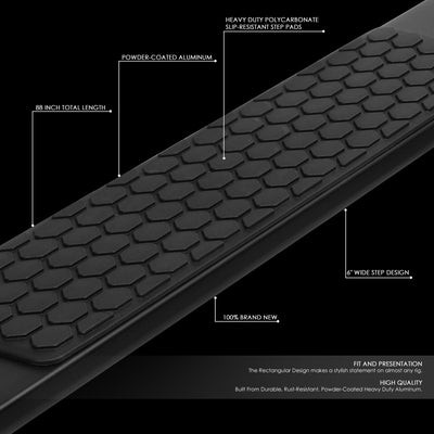 D-Motoring - 10-18 Dodge Ram 2500 3500 Extended CrewRunning Boards - Side Step - 6 in. - Aluminum - 2