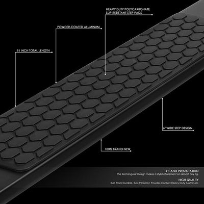D-Motoring - 09-18 Ram Truck Crew CabRunning Boards - Side Step - 6 in. - Aluminum - Pair - 1