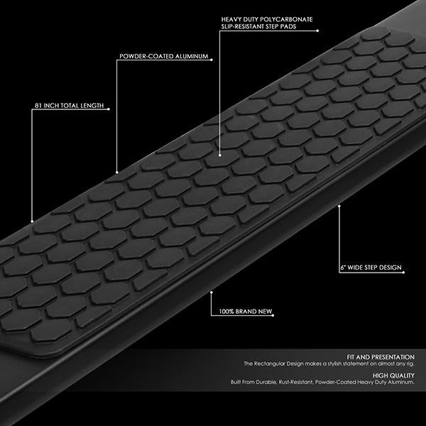 D-Motoring - 09-18 Ram Truck Crew CabRunning Boards - Side Step - 6 in. - Aluminum - Pair - 1