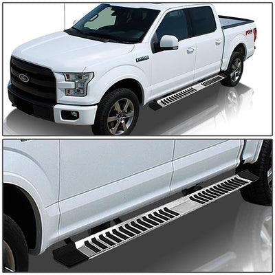 04-14 Ford F-150 Crew Cab Running Boards - Aluminum & Stainless Steel - 6