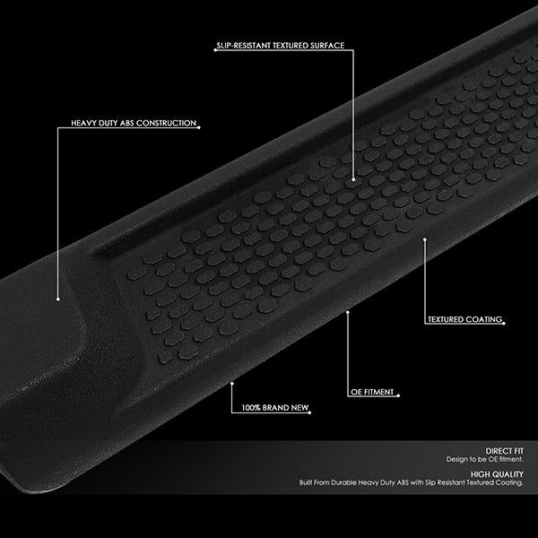 18-19 Jeep Wrangler 4-Door Running Boards - ABS - Pair - STEPB-ZTL-8106-BKPL - 2