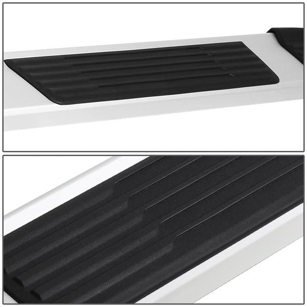 2019 Silverado Sierra Crew Cab Running Boards - 6 in.  - Side Step Bar - Aluminum - Pair - STEPB-ZTL-8109-AL - 3