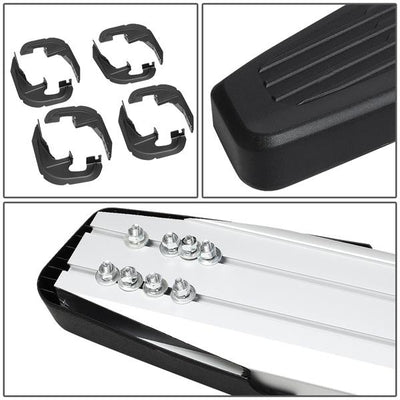 2019 Silverado Sierra Crew Cab Running Boards - 6 in.  - Side Step Bar - Aluminum - Pair - STEPB-ZTL-8109-AL - 4