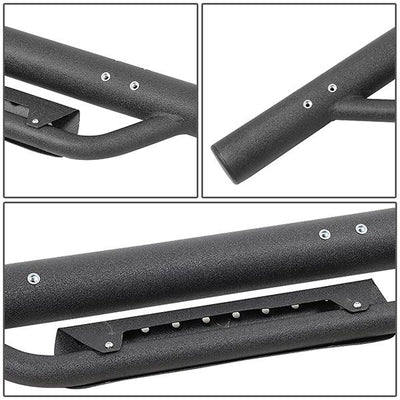 3 in. Round Side Step Nerf Bar w/Drop Steps <br>07-19 Chevy Silverado GMC Sierra Crew Cab
