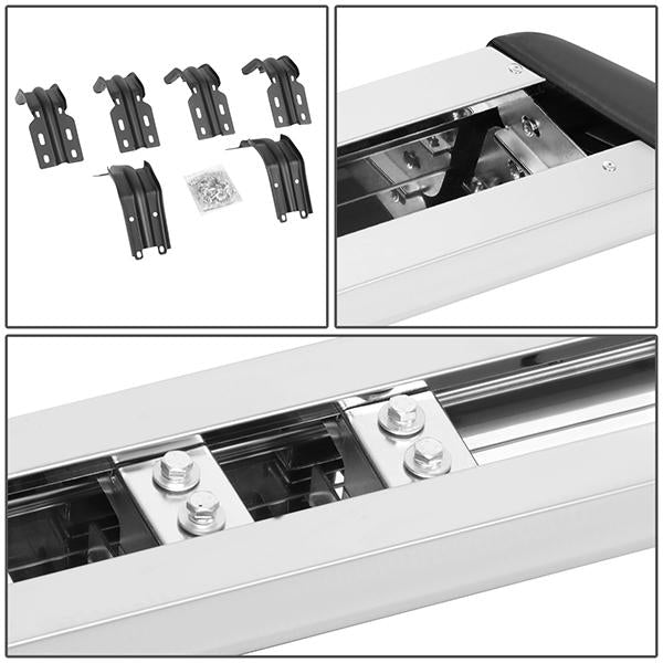 5 in. Wide Flat Side Step Bar Running Boards <br>99-16 Ford F250-F550 Super Duty Crew Cab