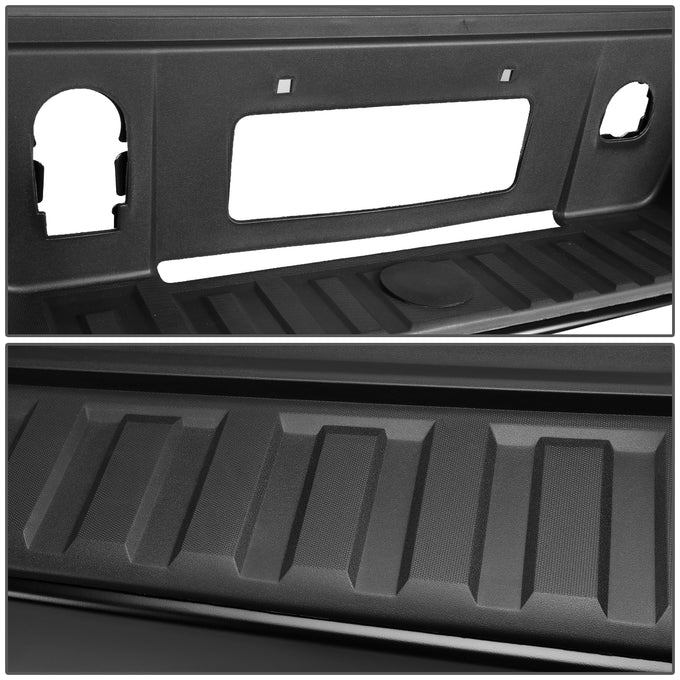 D-Motoring - Rear Bumper - With Corner Side Step Pads - Without Parking Sensor Holes - Chevy Silverado 1500 / 2500 / 3500 / GMC Sierra 1500 / 2500 / 3500 - 3