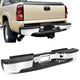 Rear Step Bumper w/o Parking Sensor Holes <br>01-07 Chevy Silverado GMC Sierra 2500HD 3500