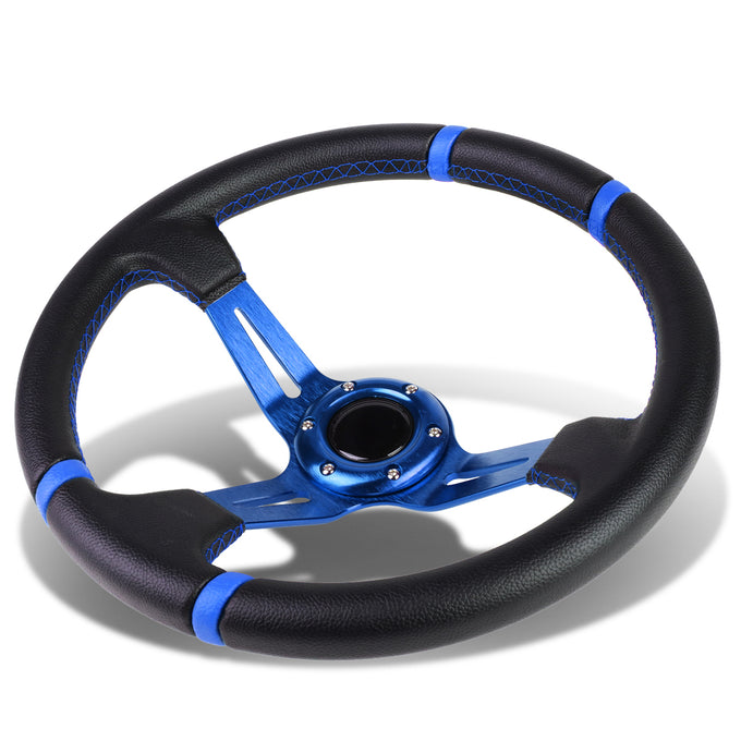 D-Motoring - Steering Wheel - Deep Dish - 350MM - 6-Bolt - 7