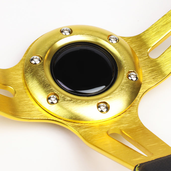 D-Motoring - Steering Wheel - Deep Dish - 350MM - 6-Bolt - 2