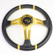 D-Motoring - Steering Wheel - Deep Dish - 350MM - 6-Bolt - 3