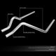 D-Motoring - Tail Pipes - 2.5  Inlet - 2.5  Main Piping - Stainless Steel - 04-08 Dodge Dakota - 2