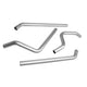 D-Motoring - Tail Pipes - 2.5  Inlet - 2.5  Main Piping - Stainless Steel - 04-08 Dodge Dakota - 5